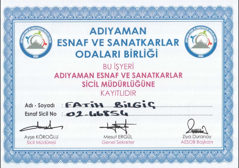 Su Deposu Temizliği Sertifikası 10