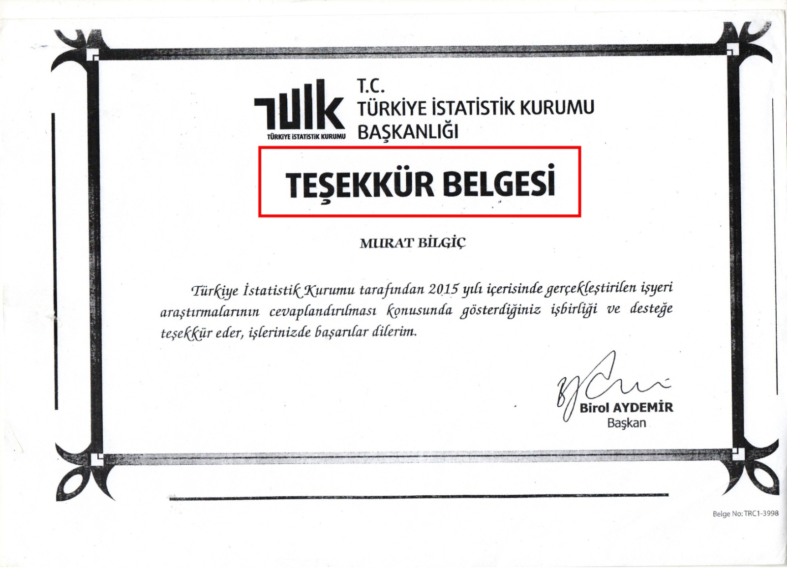 Su Deposu Temizliği Sertifikası 4